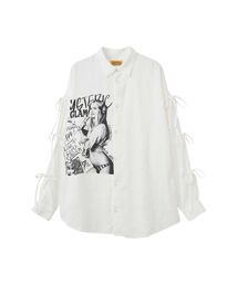 ヒステリックグラマー　リボン HYSTERIC GLAMOUR（ヒステリックグラマー） ブラウス シャツ HYSTERIC