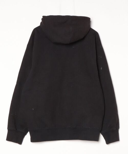 「Supreme」 ワンポイントジップアップパーカー - ブラック メンズの画像