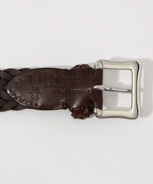 「J&M DAVIDSON 」 ベルト 95 ダークブラウン メンズ_画像5