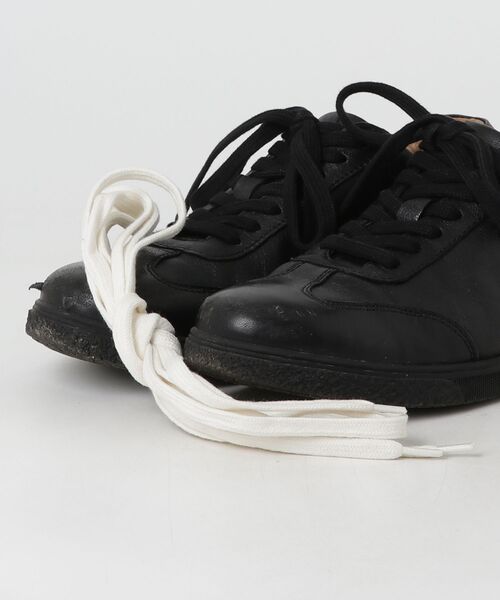 「alfredoBANNISTER」 ローカットスニーカー 41 ブラック メンズ_画像4