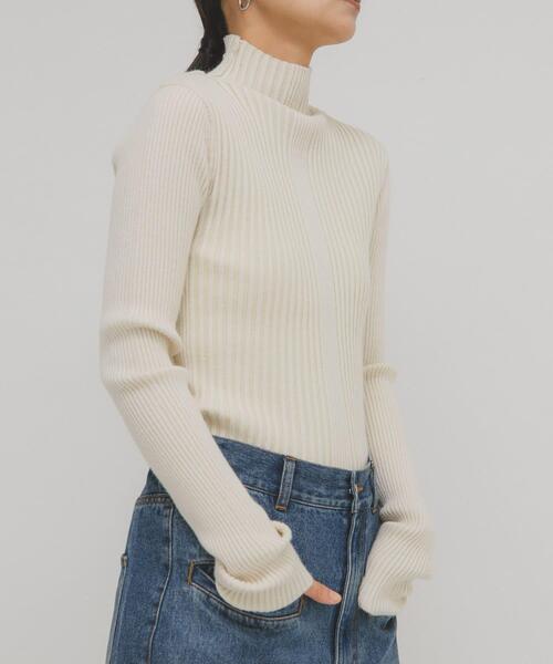 「KBF」 長袖ニット ONE ブルー系その他 レディース_画像3