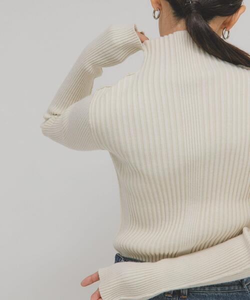 「KBF」 長袖ニット ONE ブルー系その他 レディース_画像5
