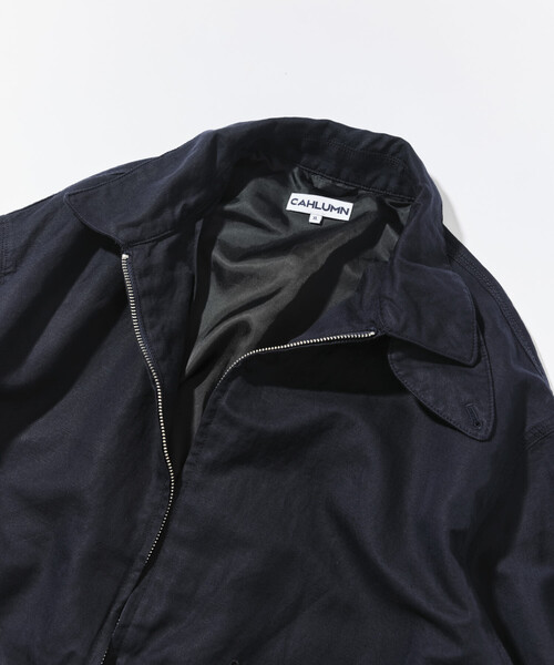 CAHLUMN（カウラム） ブルゾン アウター Cotton Linen Harrington