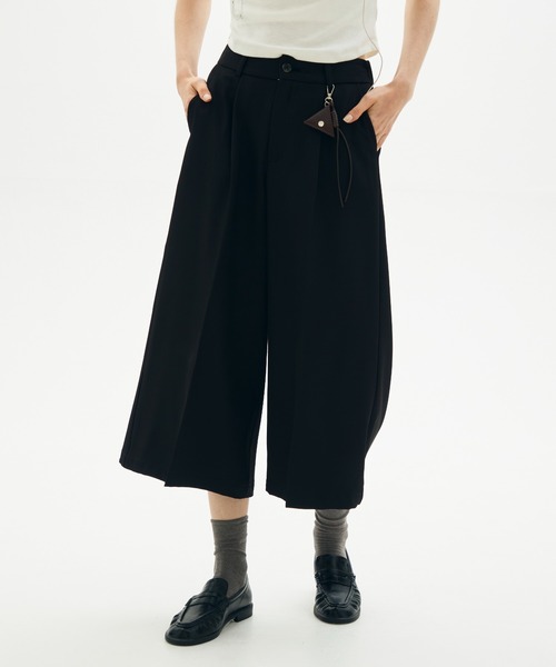 KAPITAL バミューダパンツ full/fill. ワイドパンツ パンツ tuck long bermuda pants / タック