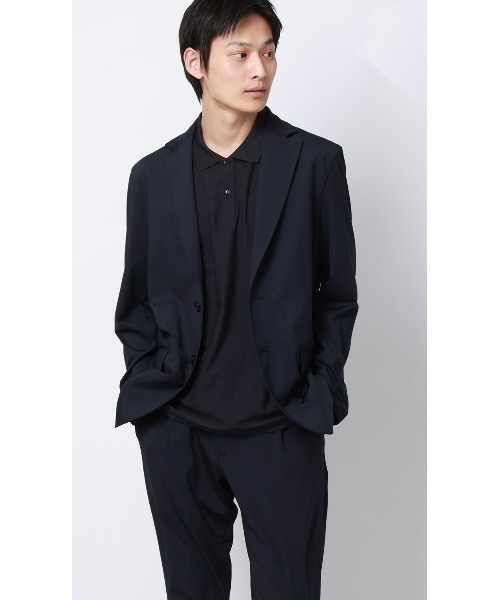 PeakPerformance ブラックジャケットLパンツ LアジアXL AOYAMA セレモニースーツ カジュアルスーツ ゼロプレッシャースーツ