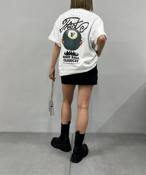「WHO'S WHO gallery」 「cooper」半袖Tシャツ FREE ホワイト レディース_画像3