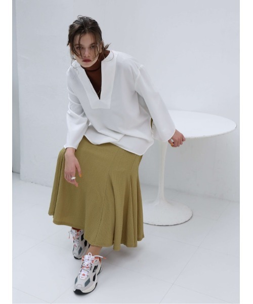 「Katrin TOKYO」 ロングスカート X-SMALL ブラウン レディース_画像5