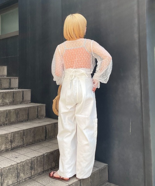 「CIAOPANIC」 カーゴパンツ MEDIUM ベージュ レディース_画像6