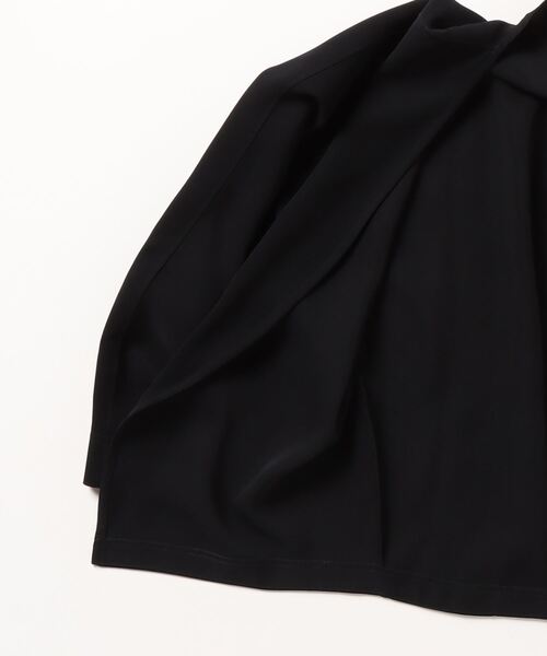 「UNITED ARROWS & SONS」 ノーカラージャケット S ブラック レディース_画像2