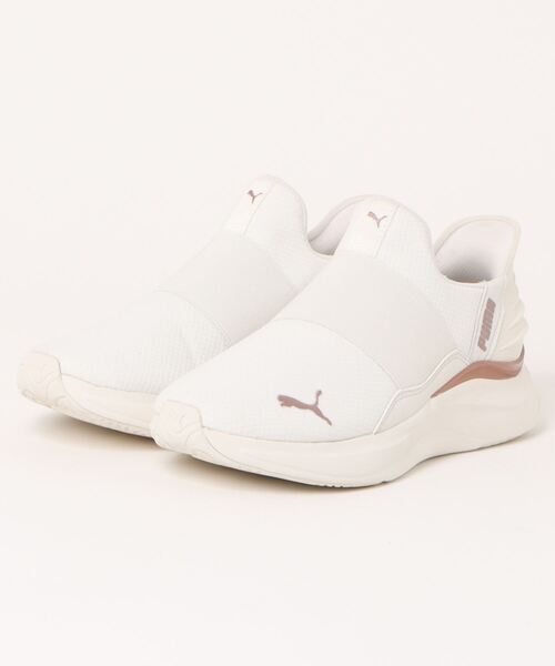 「PUMA」 スリッポン 23.0cm ブラック×ホワイト レディース_画像7