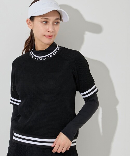 tシャツ ダブルメッシュ半袖プルオーバー/セットアップ対応 レディース