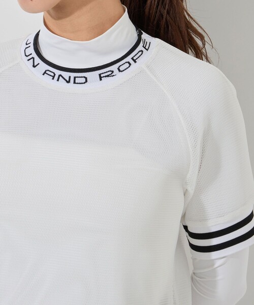 tシャツ ダブルメッシュ半袖プルオーバー/セットアップ対応 レディース_6