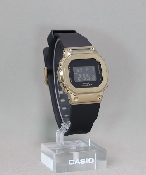 「G-SHOCK」 デジタル腕時計 FREE ブラック×ゴールド レディース_画像6