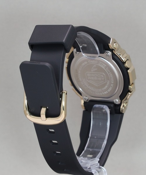 「G-SHOCK」 デジタル腕時計 FREE ブラック×ゴールド レディース_画像8