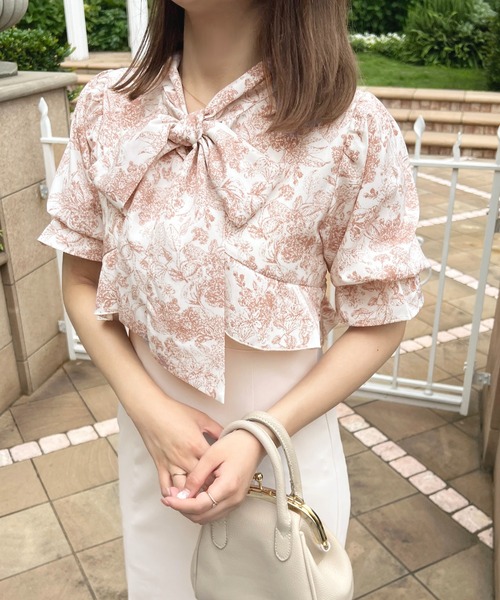 「apres jour」 長袖ワンピース フリー ネイビー レディース_画像4