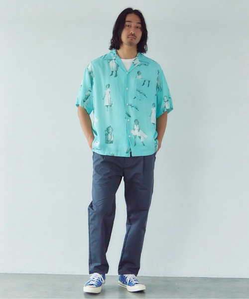 Schott N.Y.C（ショット） アロハシャツ シャツ 半袖 Schott×MARILYN
