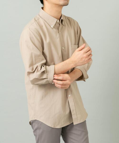 URBAN RESEARCH ROSSO MEN シャツ ハイパフォーマンスリネン七分袖