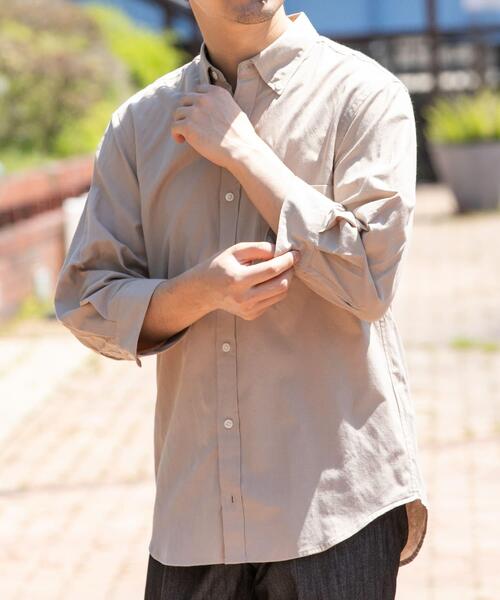 URBAN RESEARCH ROSSO MEN 七分袖 シャツ 「イージーケア