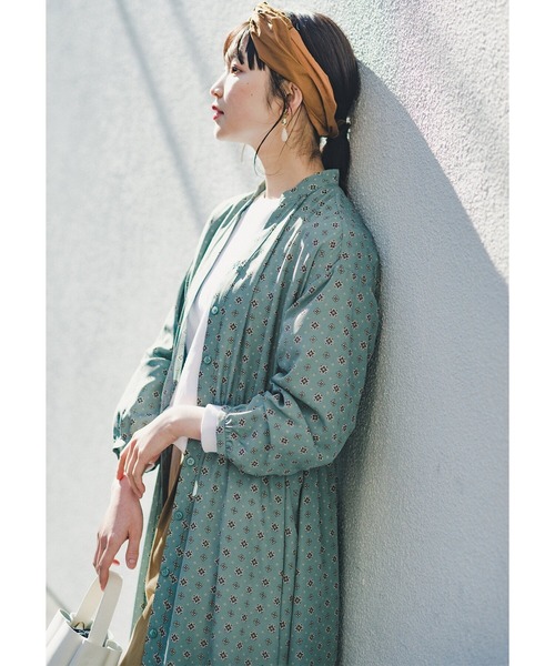 「haco!」 長袖ワンピース MEDIUM ベージュ レディース_画像4