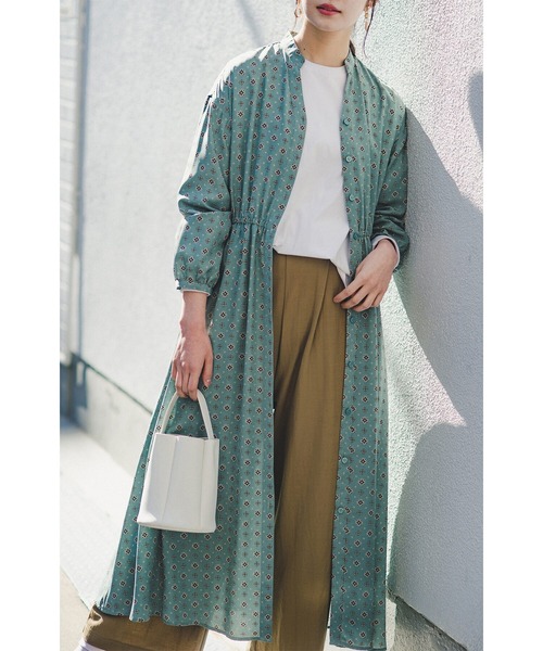 「haco!」 長袖ワンピース MEDIUM ベージュ レディース_画像5
