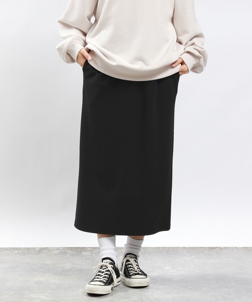 「GLOBAL WORK Smile Seed Store」 ロングスカート MEDIUM ネイビー レディース_画像5