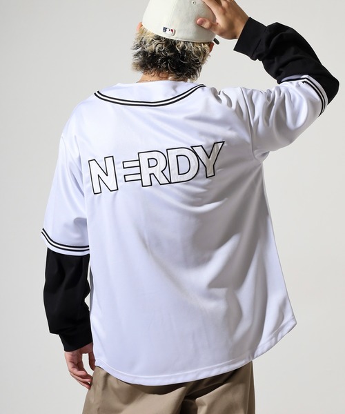 「NERDY」 カーディガン S レッド メンズ_画像2