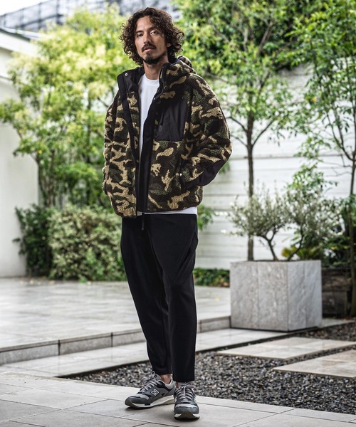 CAMBIO（カンビオ） ブルゾン アウター mj11654- Camouflage Hooded 