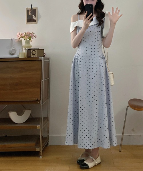 FAVORITO ワンピース 半袖 オフショルダーワンピース : ZOZOTOWN Yahoo
