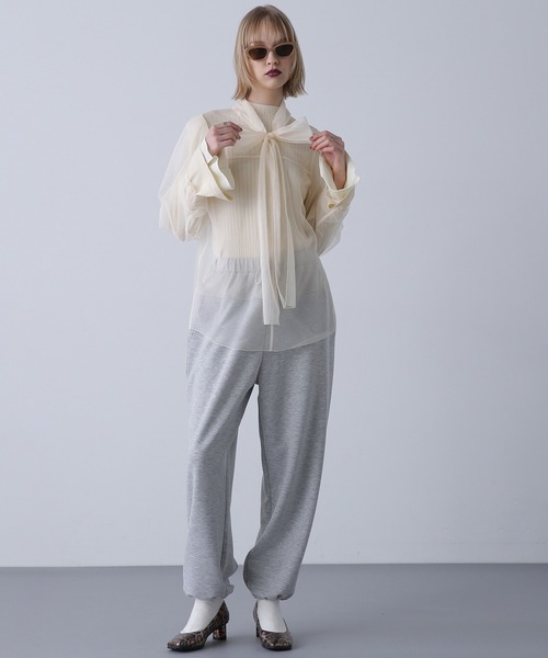 「ROSE BUD」 長袖ブラウス ONE SIZE ピンク レディース_画像3