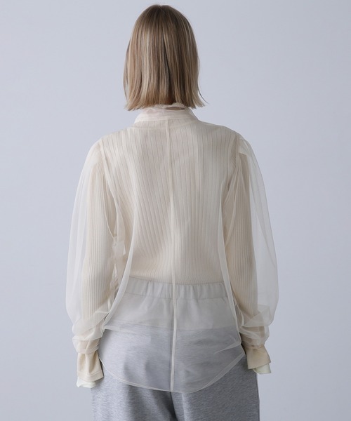 「ROSE BUD」 長袖ブラウス ONE SIZE ピンク レディース_画像8
