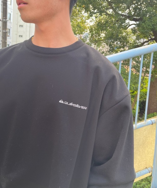 「Quiksilver」 スウェットカットソー L ブラック メンズ_画像3