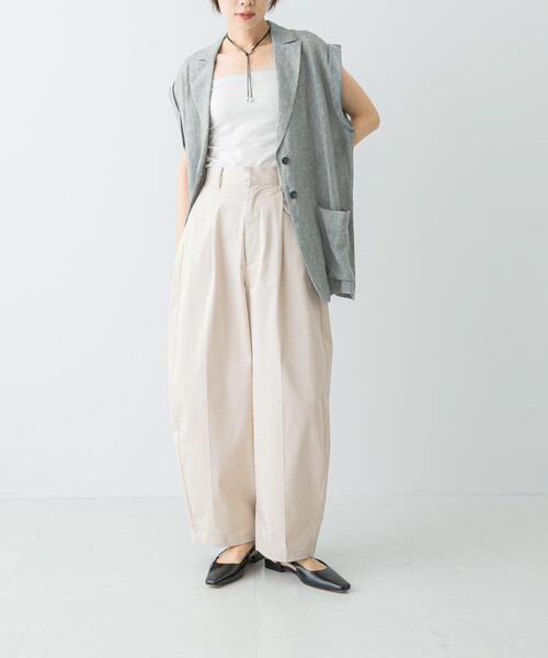 「URBAN RESEARCH ROSSO」 パンツ 38 ベージュ レディース_画像3