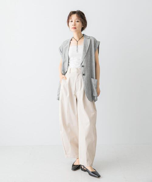 「URBAN RESEARCH ROSSO」 パンツ 38 ベージュ レディース_画像5