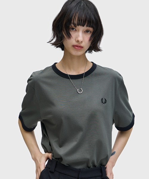 FRED PERRY（フレッドペリー） tシャツ Ringer T-Shirt／リンガーT