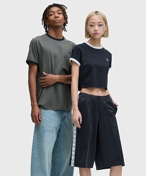 tシャツ Ringer T-Shirt／リンガーTシャツ レディース メンズの画像