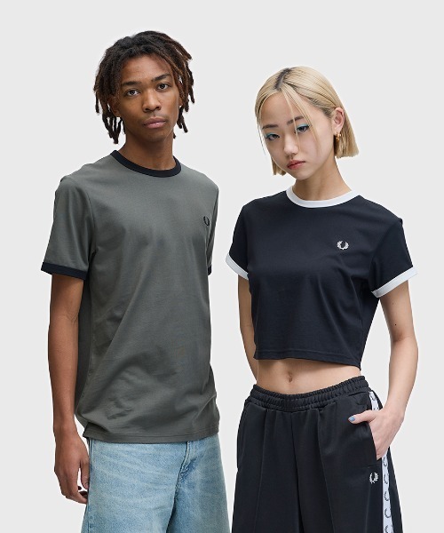 tシャツ Ringer T-Shirt／リンガーTシャツ レディース メンズの画像