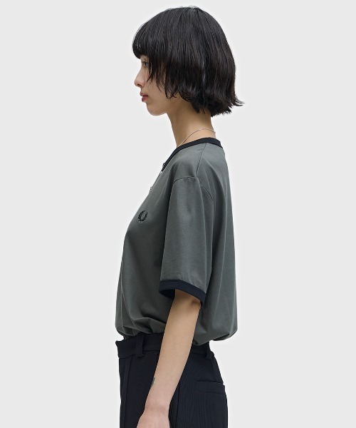 tシャツ Ringer T-Shirt／リンガーTシャツ レディース メンズの画像