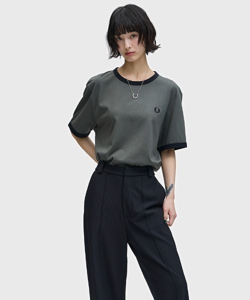 tシャツ Ringer T-Shirt／リンガーTシャツ レディース メンズの画像