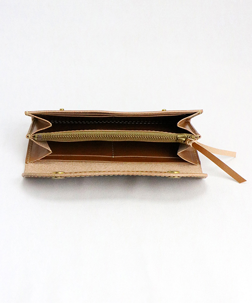 ミドルウォレット　ブラウン ミドル トラッカーウォレット Middle Tracker Wallet < クロム