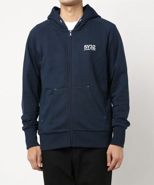 パーカー 「73」「it」「SY32 by SWEET YEARS」REGULAR ZIP HOODIE レディース メンズ SY32 by SWEET YEARS パーカー 「73」「it」「SY32 YEARS