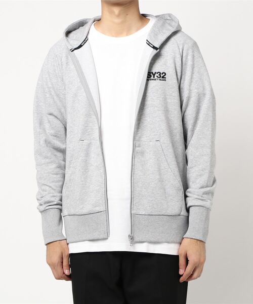 パーカー 「73」「it」「SY32 by SWEET YEARS」REGULAR ZIP HOODIE レディース メンズ SY32 by SWEET YEARS パーカー 「73」「it」「SY32 YEARS