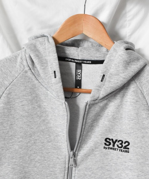 パーカー 「73」「it」「SY32 by SWEET YEARS」REGULAR ZIP HOODIE レディース メンズ SY32 by SWEET YEARS パーカー 「73」「it」「SY32 YEARS