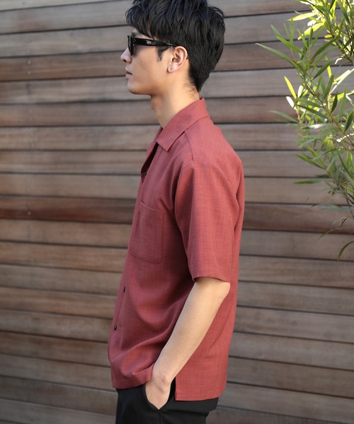 uu  Y's for men オープンカラー 半袖シャツ UNION STATION シャツ オープンカラー半袖シャツ「AIR LIGHT