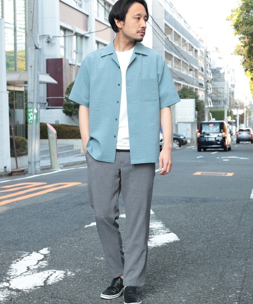 UNION STATION シャツ オープンカラー半袖シャツ「AIR LIGHT
