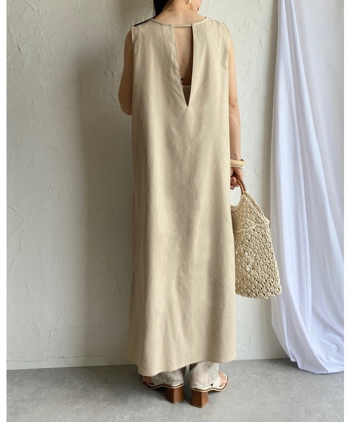美品✨前後2way ゆったりオーバーサイズロングワンピース　リネン 138957_r1_3.jpg