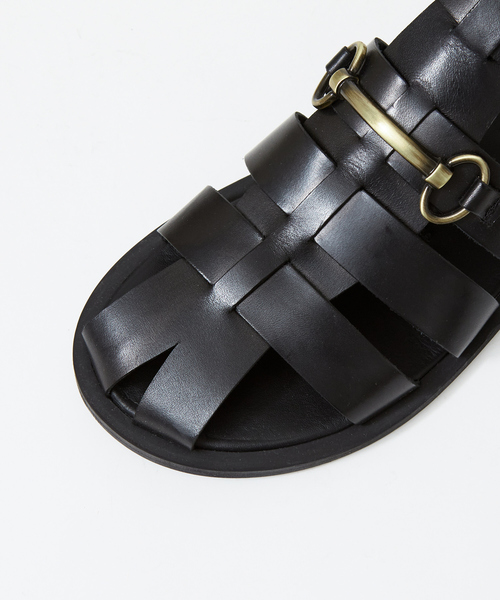 MAURO de BARI   メンズ　サンダル　サイズ42 MEN'S MELROSE（メンズメルローズ）の「MAURO de BARI レザー