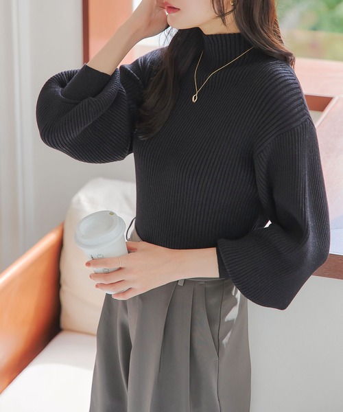 KOBE LETTUCE（神戸レタス） ニット セーター ボリュームスリーブ