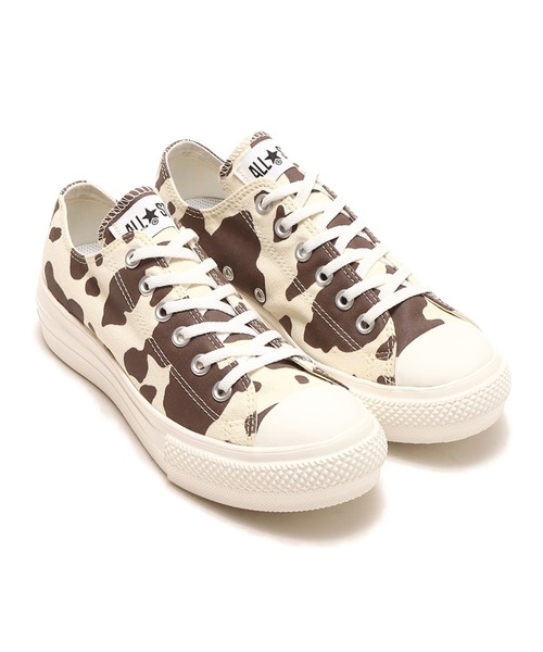 【CONVERSE】コンバース ALL STAR LIGHT PLTS COWSPOT OX/HI CONVERSE スニーカー ALL STAR LIGHT PLTS COWSPOT OX