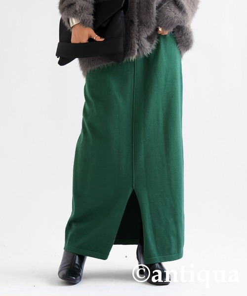 新品未使用♥️アンティカ　ニットタイトスカート antiqua スカート ニットタイトスカート : ZOZOTOWN Yahoo!店 - 通販