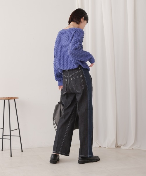 Bou Jeloud ジーンズ デニム デニムパンツ サイドラインデニム
